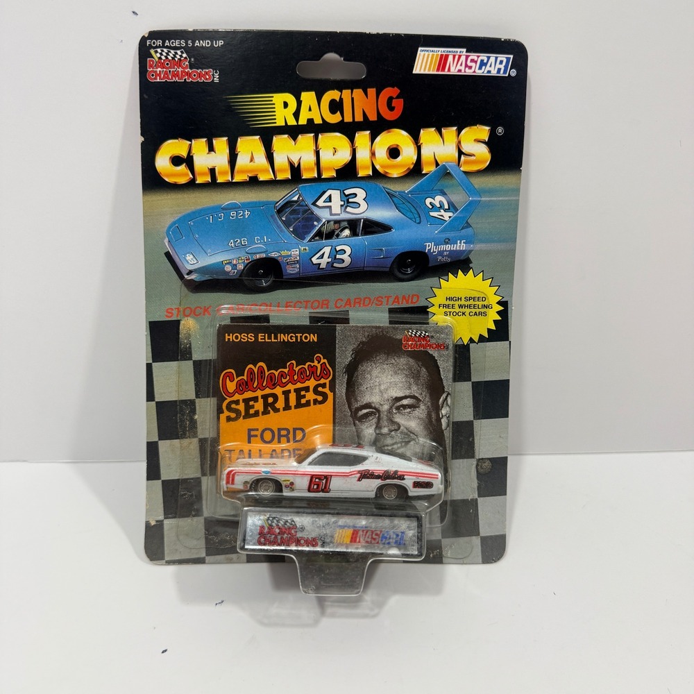 Racing Champions Diecast Car White New Hoss Ellington Ford 61 NASCAR